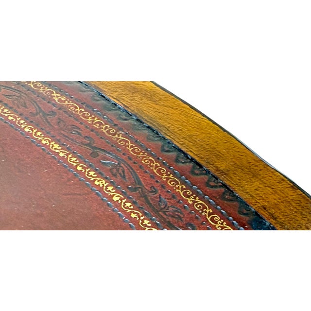 George III English Georgian Mahogany Drum Top Library Table, 1800 For Sale - Image 6 of 12