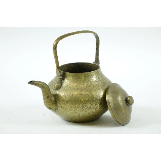 Antique Brass TeaPot - 9.5" x 7" x 7.5"
