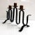 French Modernist Ondulation Candlestick For Sale - Image 4 of 7