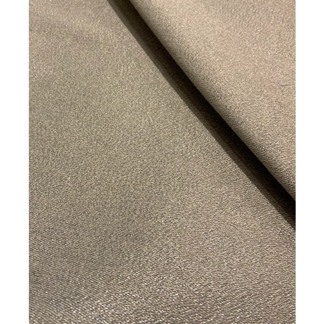 Caracole Caracole Modern Platinum/Grey Woven Designer Fabric - 16 Yards For Sale - Image 4 of 5