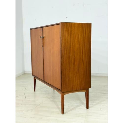Vintage Highboard in Teak For Sale - Image 11 of 18