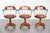 Offered by ByThijs: this set of 3 swivel Schuitema chairs/occasional chairs/office chairs with a cognac-colored cowhide...