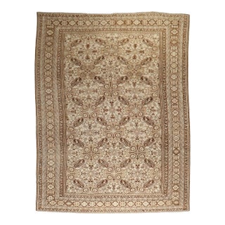 Early 20th Century Zabihi Collection Keyhole Ersari Large Rug - 10' x 14'9" For Sale