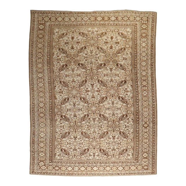 Zabihi Collection Keyhole Ersari Large Rug For Sale