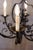 Mid 20th Century French Six Light Wrought Iron Chandelier with Cascading Scrolls, USA Wired For Sale In Atlanta - Image 6 of 10