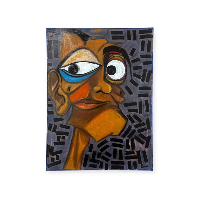 This painting was created during a period of intense emotional pressure, without a fixed plan or reference. The process...