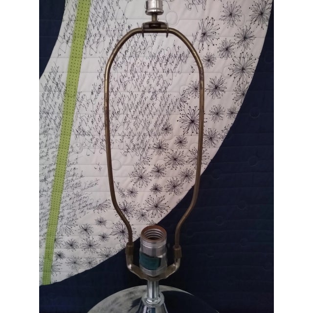 1970s 1970s Cork & Chrome Lamps Laurel Lighting With Shades - a Pair With Original Shades For Sale - Image 5 of 10