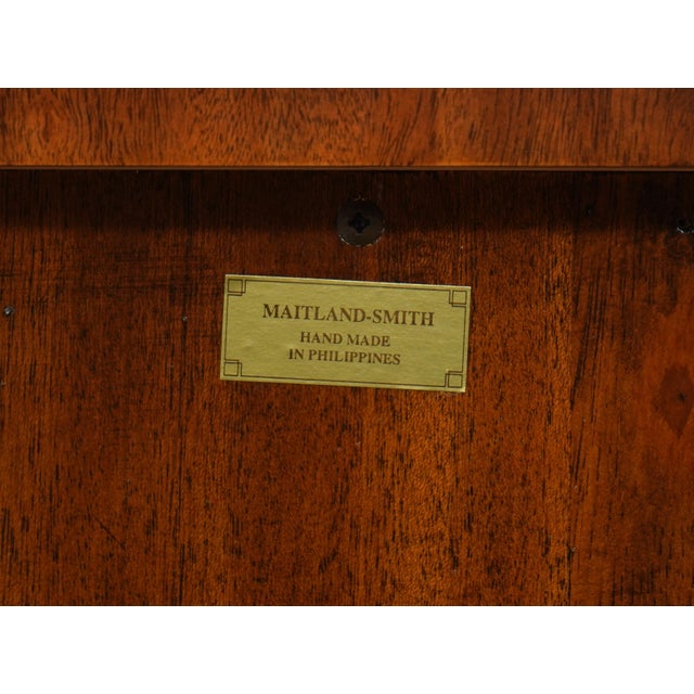 Maitland Smith Neoclassical Mahogany Credenza For Sale - Image 17 of 17