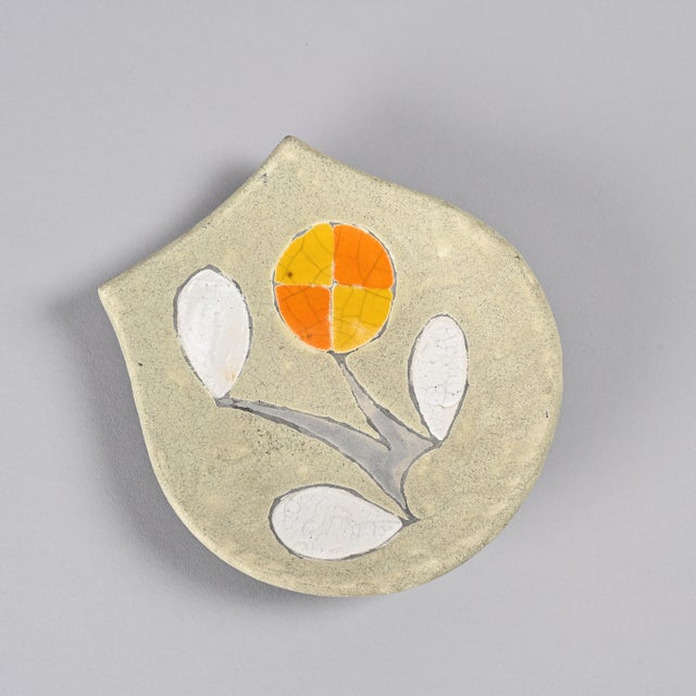1960s Ceramic Bowl from Les Archanges, Vallauris, 1960s For Sale - Image 5 of 9