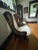 Mid 20th Century Caned Wingback Velvet Chairs Pair by LeWittes For Sale - Image 5 of 16