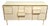 Italian Sideboard in Ivory Glass and Brass from Justfurnituress SRL For Sale