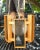 1970's Mod Architectural Graduated Wood and Lucite Panel Chandelier For Sale - Image 11 of 11