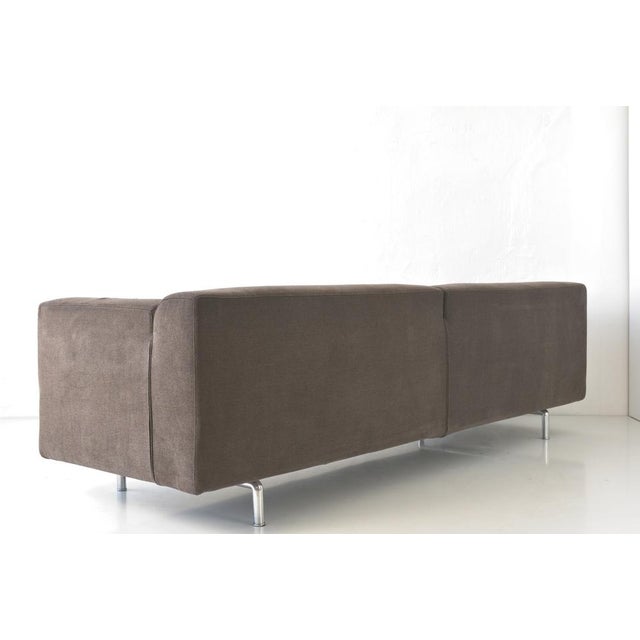 Metal Met 250 4-Seater Sofas by Piero Lissoni for Cassina, Italy, 2005, Set of 2 For Sale - Image 7 of 17