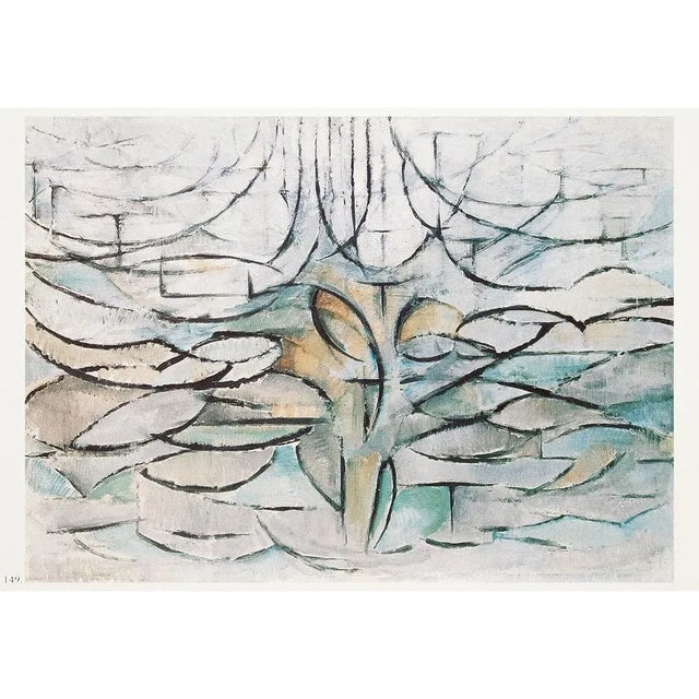 Piet Mondrian 1991 After Piet Mondrian "The Blue Tree" & "The Flowering Apple Tree", Full-Color Parisian Print For Sale - Image 4 of 10