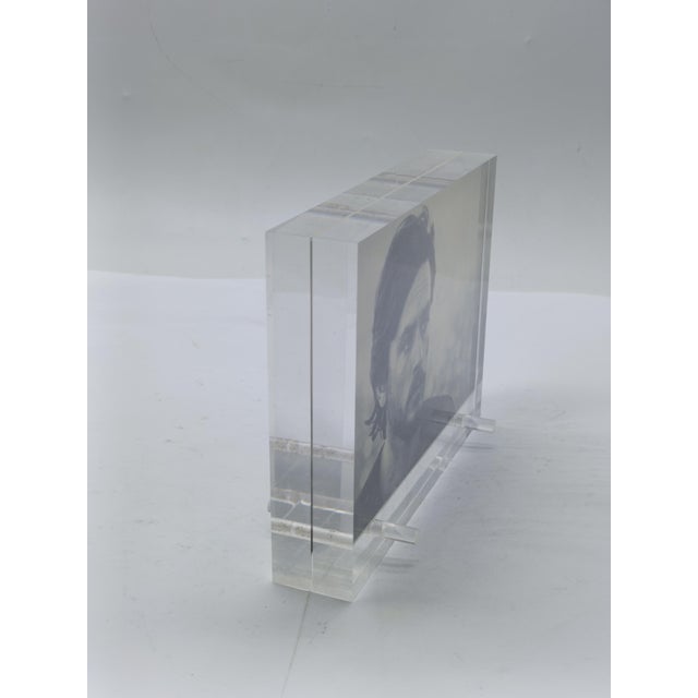 Plastic Double-Sided Acrylic Photo Frame, Italy, 1970s For Sale - Image 7 of 9