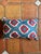 Handwoven Uzbeki Silk Ikat Pillow Cover. Gorgeous mix of blue, white, and red with a simple plain backing. Ikats are...