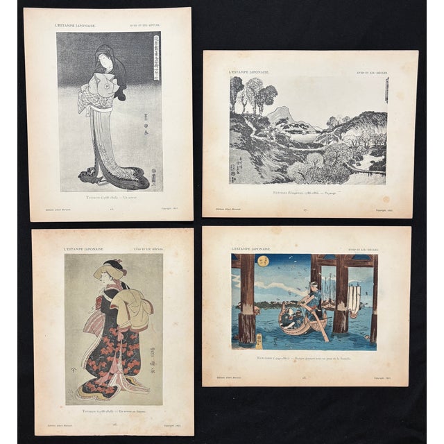 Japanese Prints by 18th & 19th Century Artists, Collected by Gaston Migeon, Louvre Museum Curator, 1923 Vol 2 For Sale - Image 16 of 18