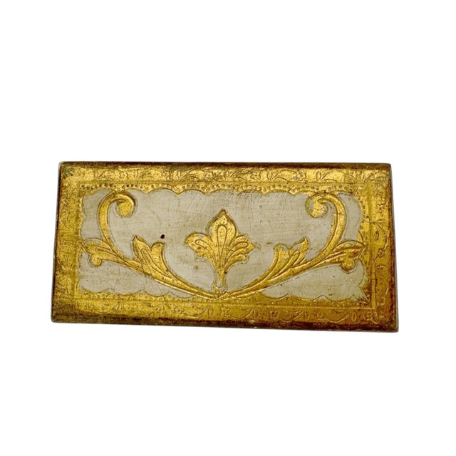 Italian Florentine Stamps Box For Sale - Image 3 of 6