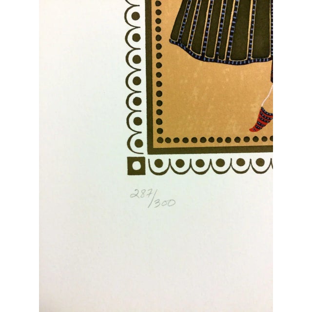 For your consideration is a gorgeous, unframed, hand signed lithograph by artist Erte, father of the Art Deco movement....