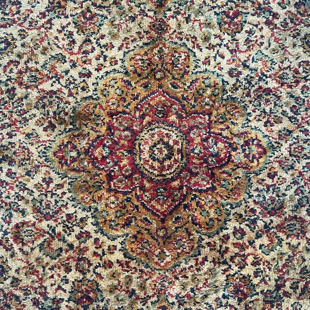 1980s Middle Eastern Modern Red and Beige Rug, 1980s For Sale - Image 5 of 11
