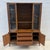 Mid-Century Modern 1960s Broyhill Brasilia Two Piece Walnut Hutch China Cabinet For Sale - Image 3 of 8
