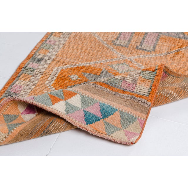 1950s Low Pile Wool Runner For Sale - Image 6 of 10