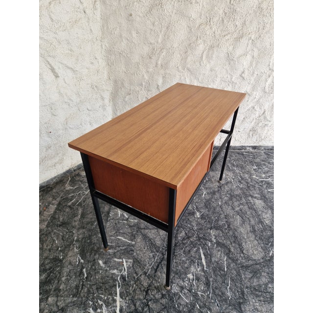 Mid-Century Teak and Formica Desk, 1960s For Sale - Image 15 of 18