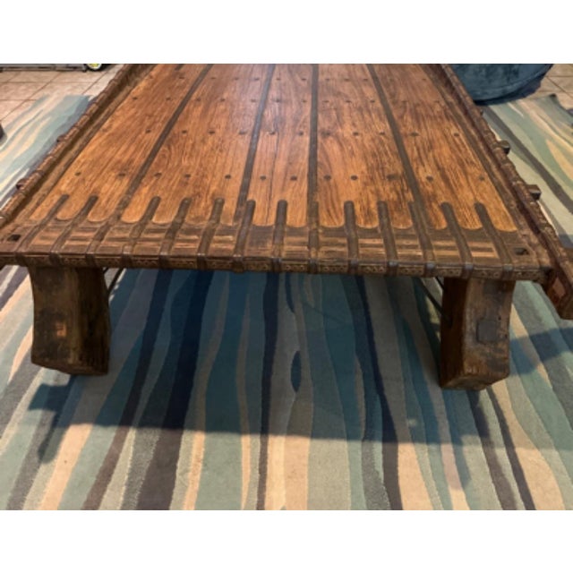 Wood Vintage 1800’s Ox Cart For Sale - Image 7 of 8