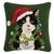 Traditional Holiday Cat Wrap Around Ornament Hook Pillow 16" x 16" For Sale - Image 3 of 3