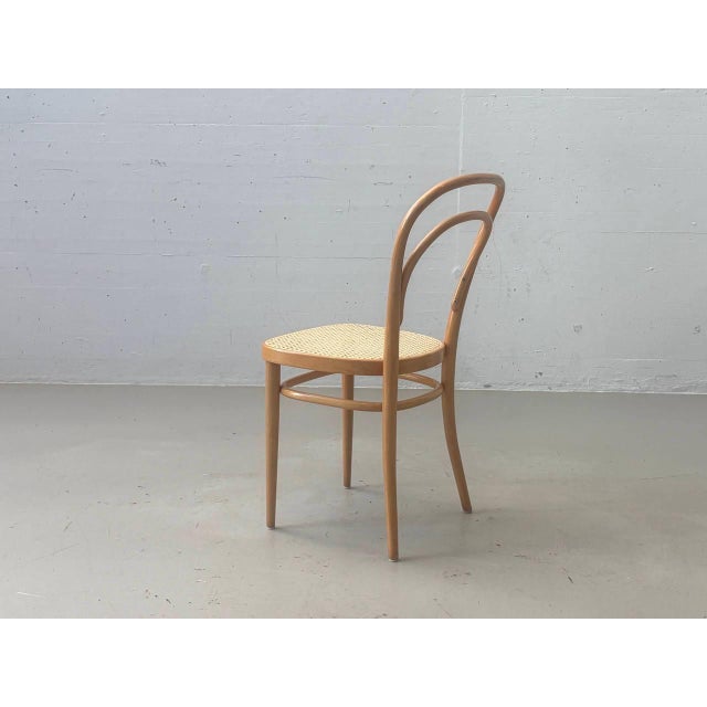Vintage Bentwood Chair with Viennese Caning from Thonet, 1981 For Sale - Image 6 of 9