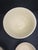 Complete Four Piece Set of Vintage Nelson McCoy Stonecraft Nesting Mixing Bowls With Pink and Blue Stripes For Sale - Image 4 of 11