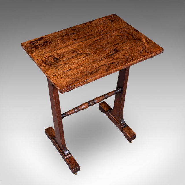Antique Side Table, English, Morning Room, Lounge, Reading, Serving, Regency For Sale - Image 6 of 10