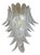 White Murano Glass Fern Lamp, 1970s For Sale
