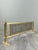 Metal 20th Century Louis XVI Brass Fireplace Set of Fire, Set of 7 For Sale - Image 7 of 9