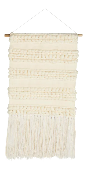 Woven Wall Art 101 in Ivory