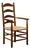 Vintage Armchair in Oak and Straw in the style of Charlotte Perriand, 1950 For Sale