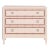 Casa Cosima Emma Nightstand, East Lake Rose and Baked Terra Cotta For Sale