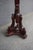Brown Carved Mahogany Pedestal Plant Stand / Display Stand For Sale - Image 8 of 11