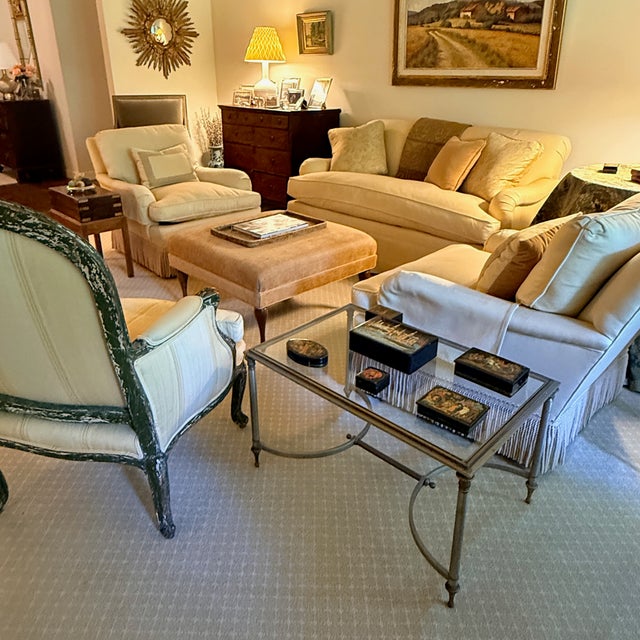 Petite Bench Seat Sofa For Sale - Image 9 of 14