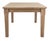 Beige Martinique Wood Patio Coffee Table, Natural For Sale - Image 8 of 10