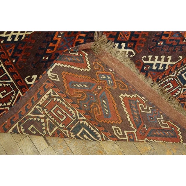 19th Century Russian Yamoud Turkmen Carpet ( 6'3" x 10'9" - 190 x 327 )