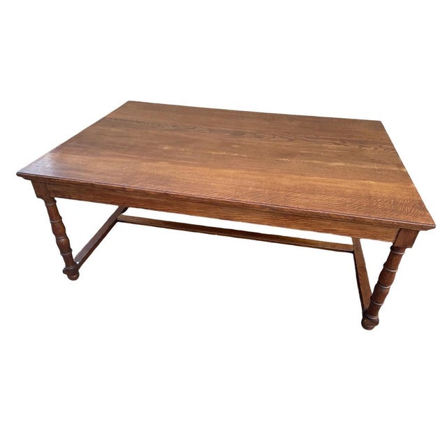 Antique French Embassy Oak Table For Sale - Image 15 of 17