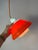 Model 854 Pendant Lamp in Orange Plastic from Lyskær Belysning For Sale - Image 4 of 11