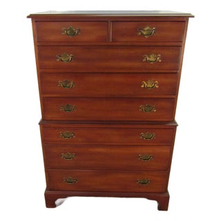 Henkel Harris Solid Cherry Chest of Drawers For Sale