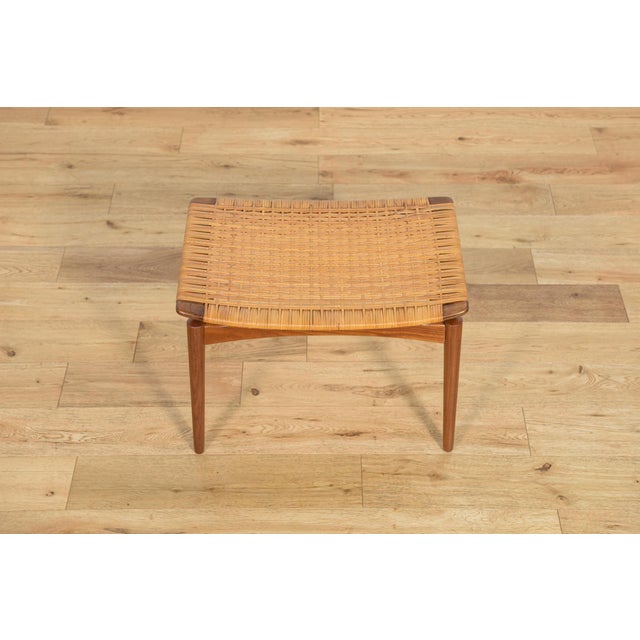 Mid-Century Modern Teak Stool by Sigfrid Omann for Ølholm Furniture Factory, 1950s For Sale - Image 6 of 14