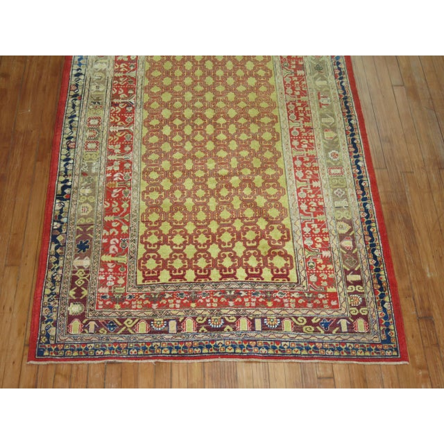 Late 20th Century Zabihi Collection Mid Century Samarkand East Turkestan Rug - 4'4" x 9'1" For Sale - Image 18 of 18