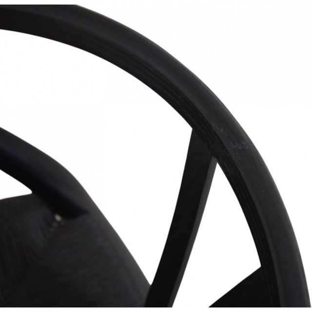 CH24 Wishbone Chairs in Black Lacquered Oak from Hans Wegner, 2000s, Set of 4 For Sale - Image 15 of 18