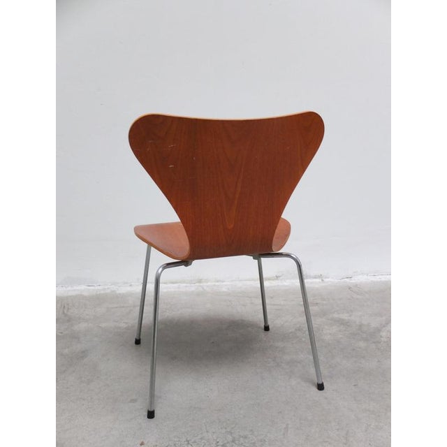 Series 7 Chairs in Teak by Arne Jacobsen for Fritz Hansen, 1986, Set of 2 For Sale - Image 14 of 18
