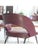 Type Burgundy armchairs Date 1950-59 Origin Italy Materials Skai, Metal Length 53 cm Depth 44 cm Height 76 cm Seat Height...