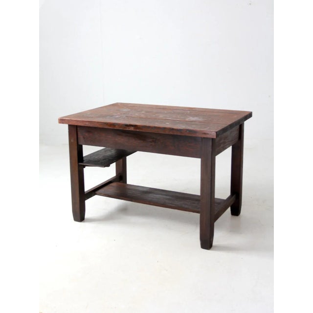 Antique Mission Oak Desk For Sale - Image 13 of 18